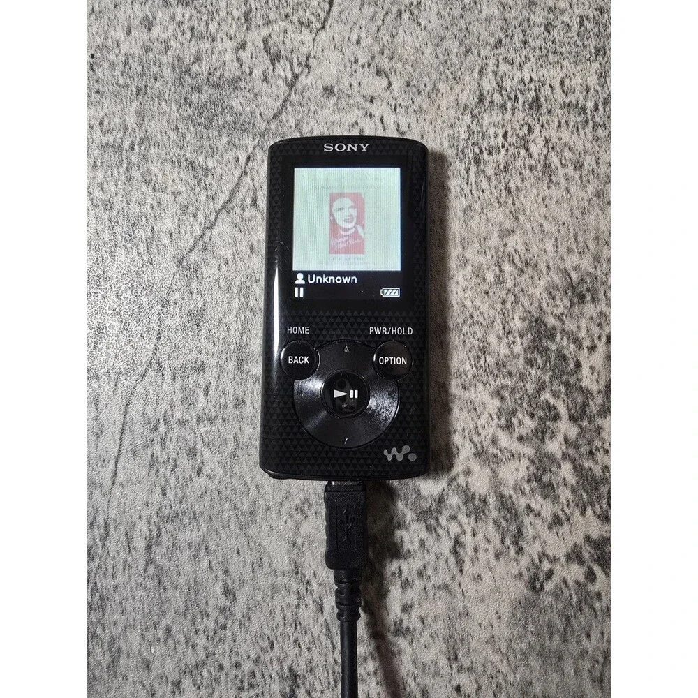 Sony Walkman NWZ-E384 8 GB Black 2.4-inch LCD Handheld MP3 Digital Media Player